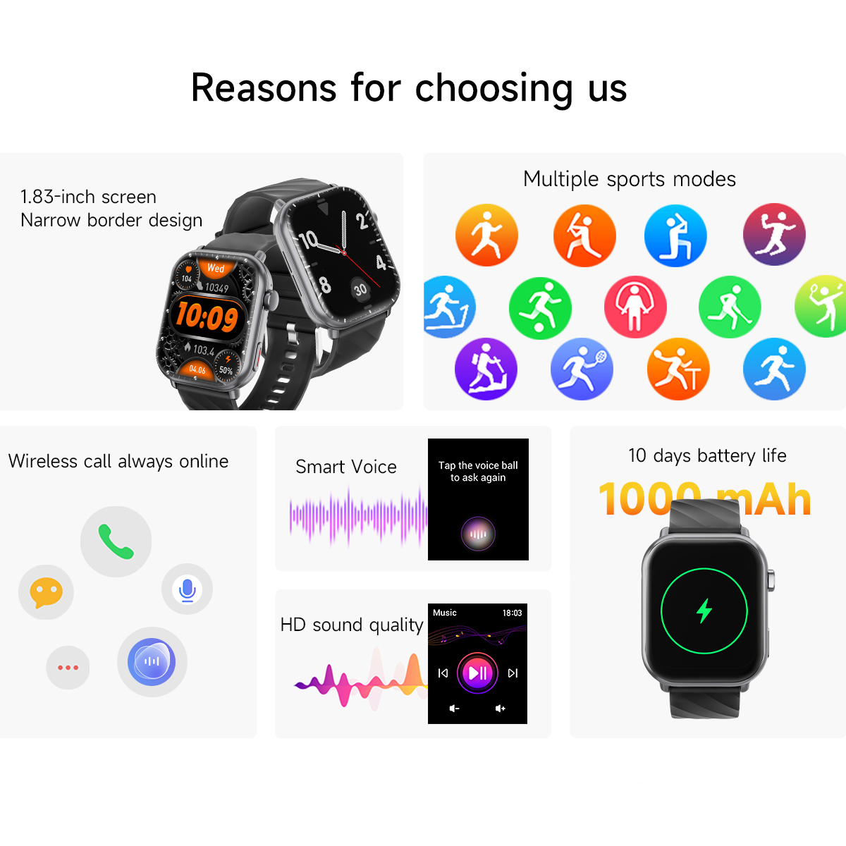 2025 NEW Hot Smartwatch 1.83'' - مراجعة Smartwatch New Watches For Women وسعره