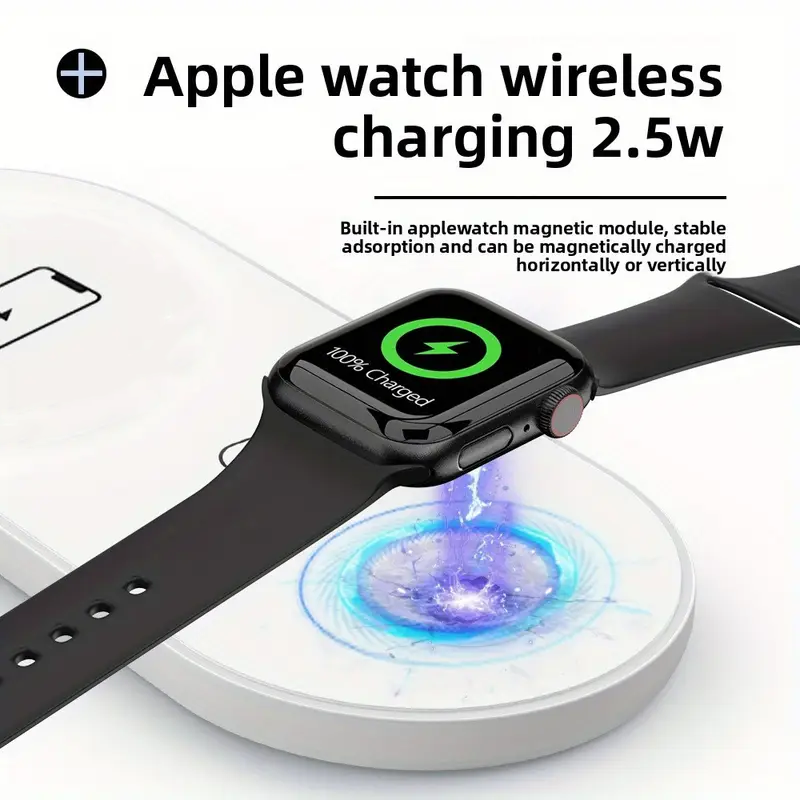 3 In 1 Dual Wireless Charger 4 - مراجعة Watch Xs8 وسعره