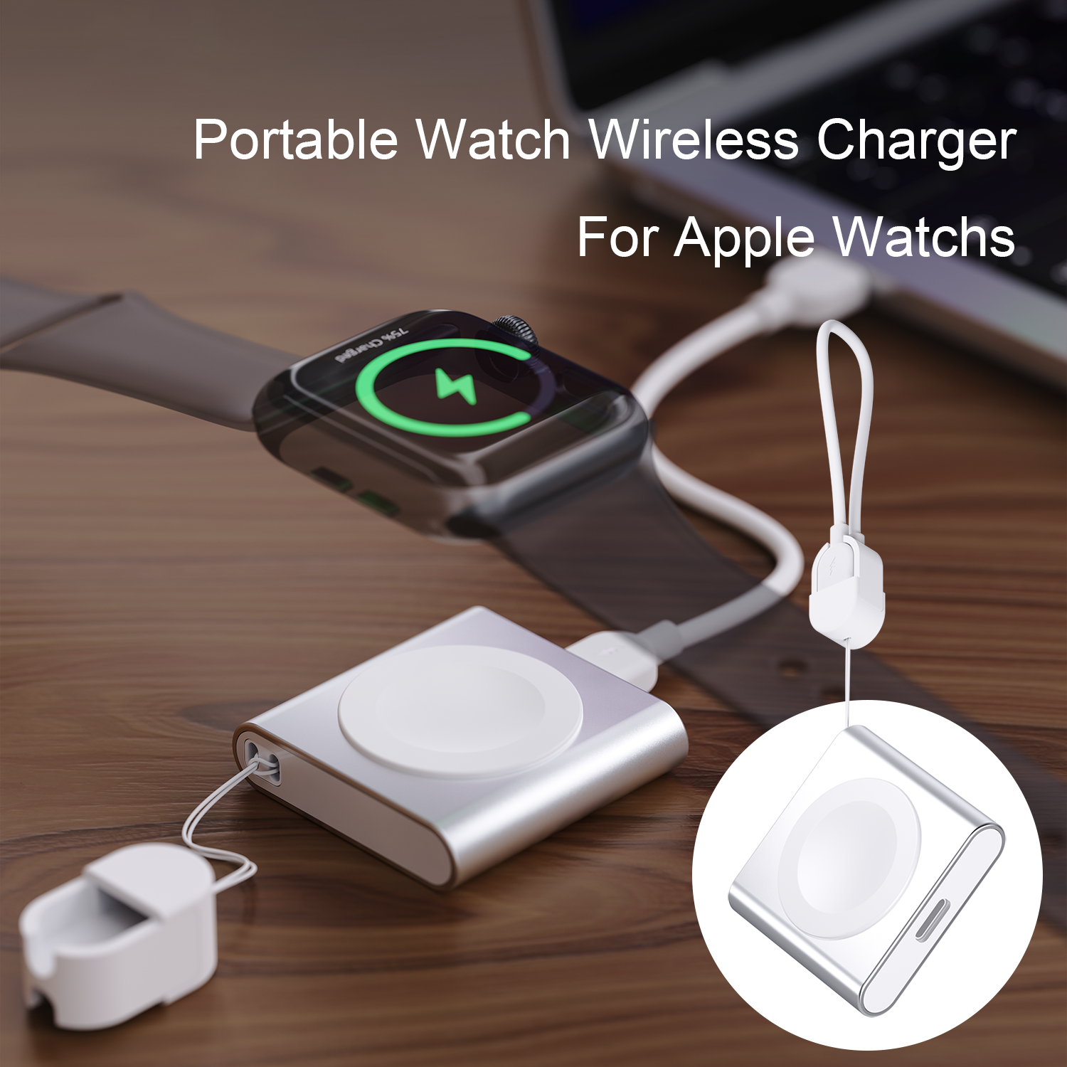 Bonola For Apple Watch Charger - مراجعة Smartwatch Watches Compatible With Iphone وسعره