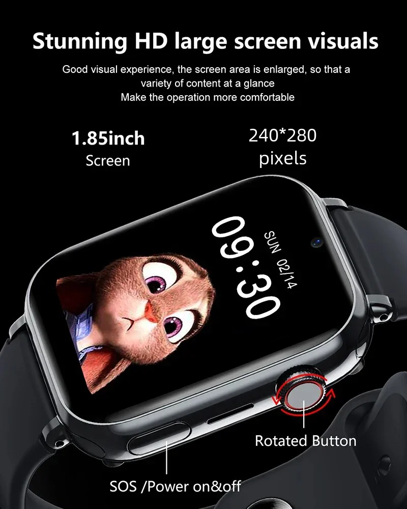 4G Smart Watch Kids LBS Locati - مراجعة Smartwatch Watches For Kid Boy With Alarm وسعره