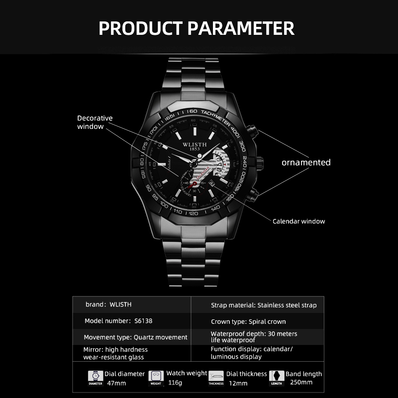 Luxury Brand Man Watch Waterpr - مراجعة Smartwatch Watches Brands For Men وسعره