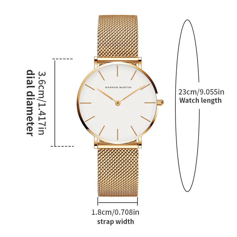 Women's Watch Hannah Martin Br - مراجعة Anti-Magnetic Watch وسعره