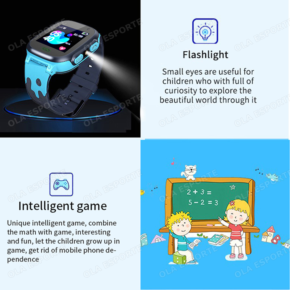 2025 New Kids Smart Watch Chil - مراجعة Smartwatch Watches For Kid Boy With Alarm وسعره