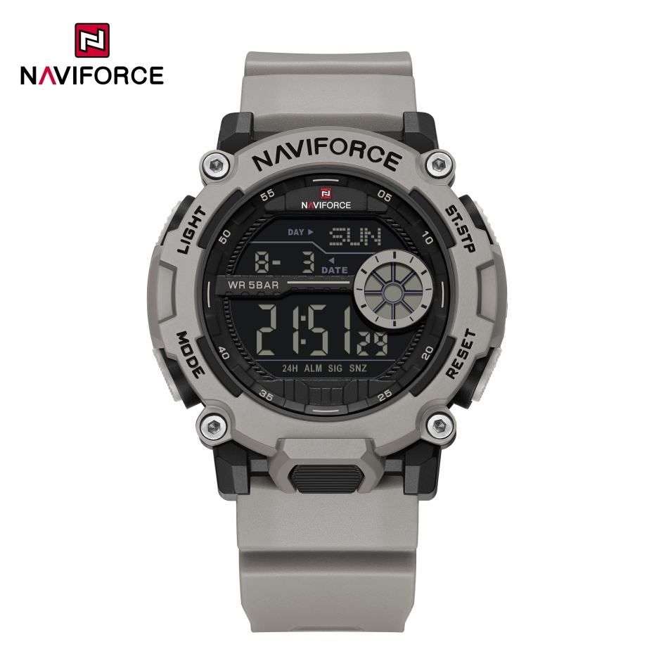 New NAVIFORCE Men's 5ATM Water - مراجعة Tide Watch Surf وسعره