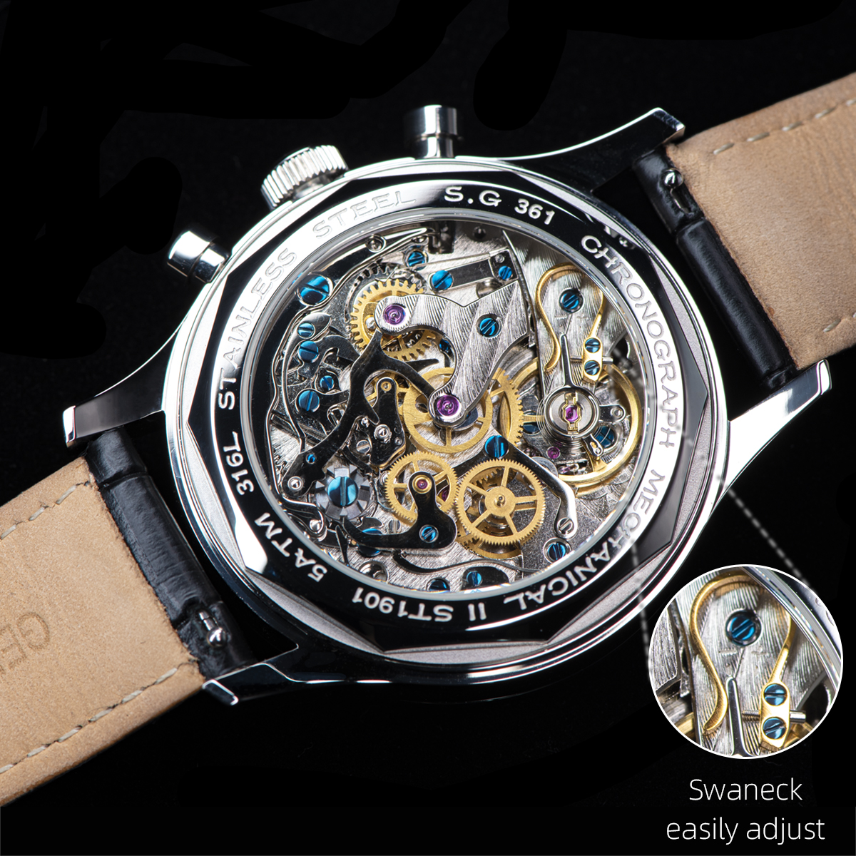 40mm Men Army Watch 1963 Pilot - مراجعة Tide Watch Surf وسعره