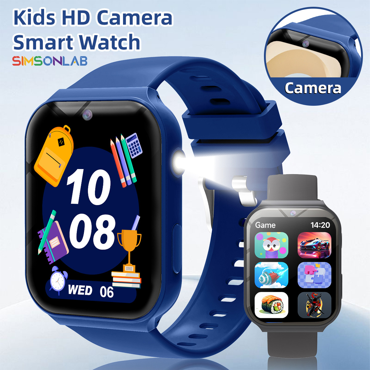 Study Partners for Kids HD Cam - مراجعة Smartwatch Watches For Kid Boy With Alarm وسعره