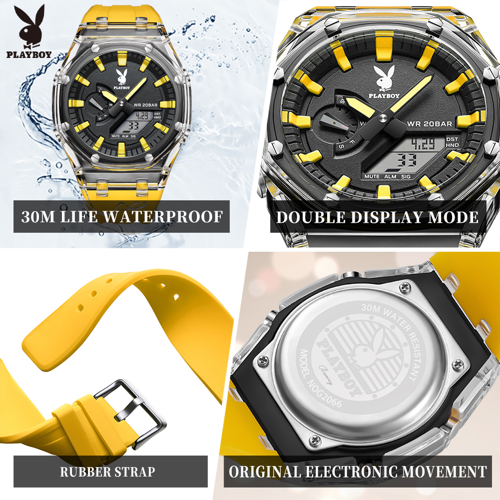 PLAYBOY 2066 Brand Original El - مراجعة Smartwatch Watches Brands For Men وسعره
