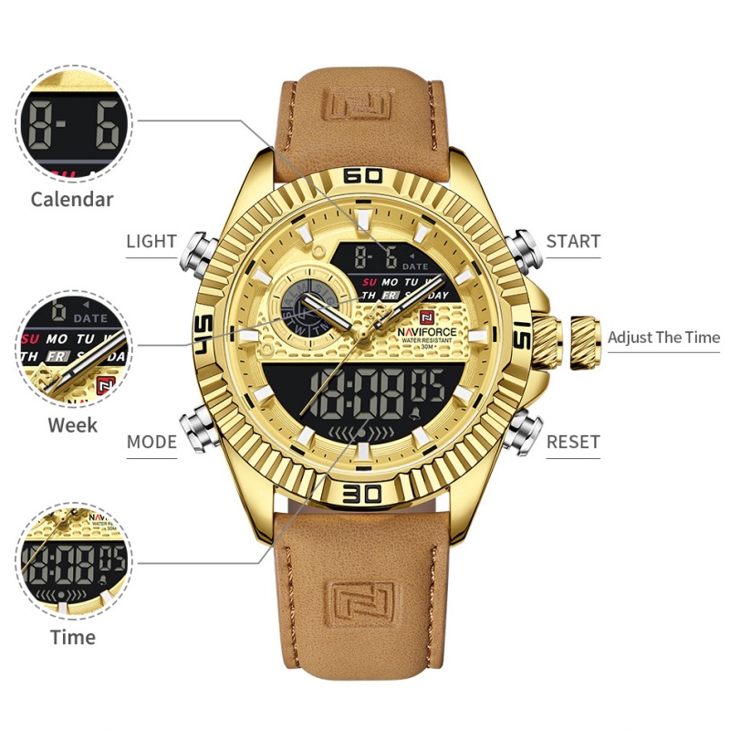 NAVIFORCE 2026 Men's Sport Qua - مراجعة Timex Watches Smartwatch وسعره