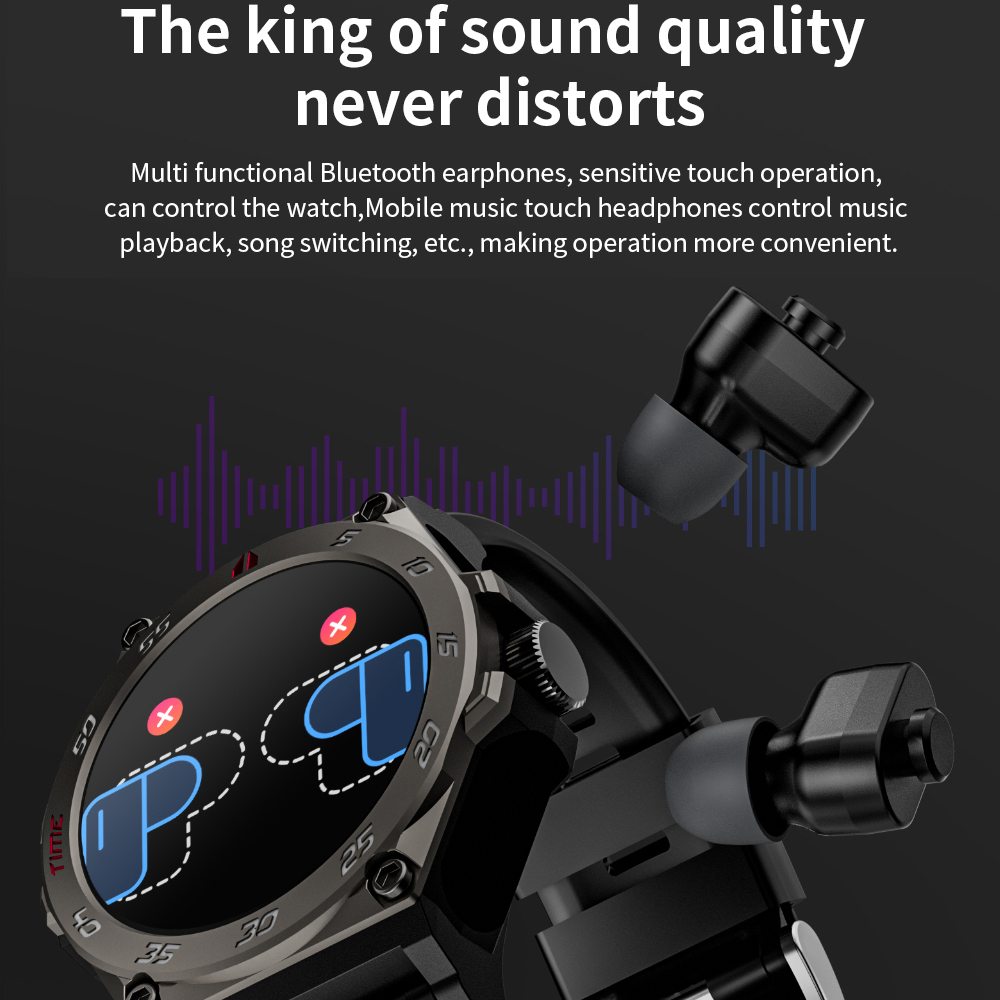 696 Newest TWS Noise Reduction - مراجعة Smartwatch Noise Watches For Men وسعره