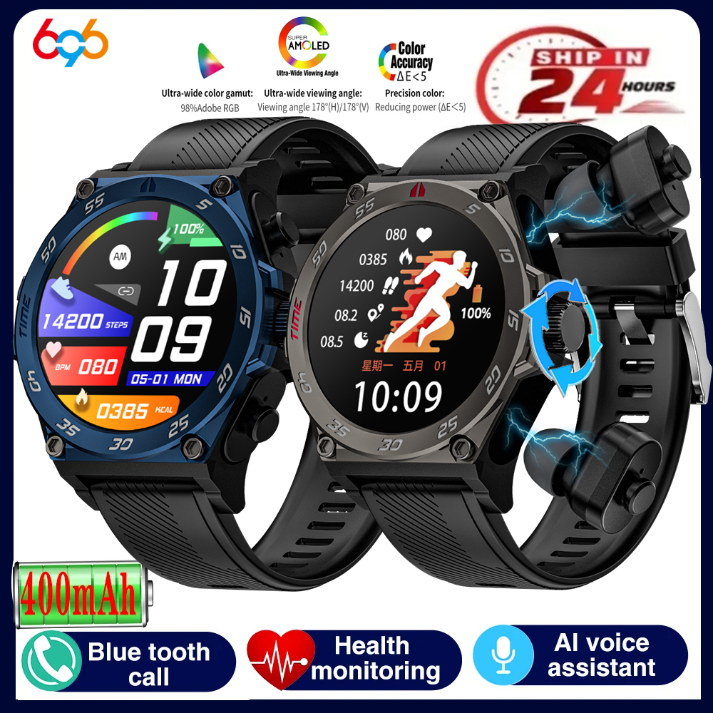 696 Newest TWS Noise Reduction - مراجعة Smartwatch Noise Watches For Men وسعره