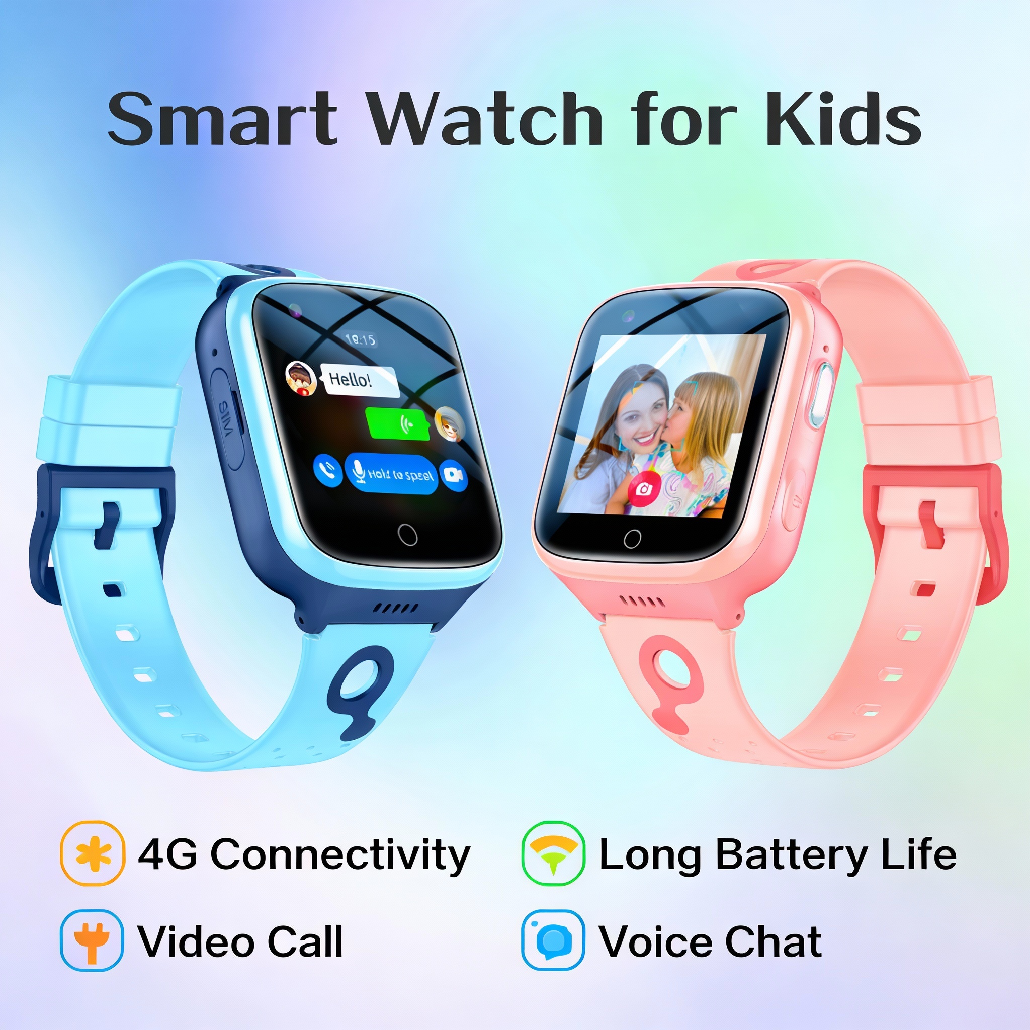 4G Smart Watch Kids GPS WiFi V - مراجعة Smartwatch Watches For Kid Boy With Alarm وسعره