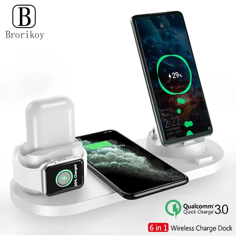 Fast Wireless Charger 6 in 1 C - مراجعة Watch Xs8 وسعره