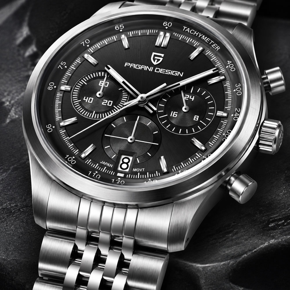 PAGANI DESIGN Men Quartz Watch - مراجعة Anti-Magnetic Watch وسعره