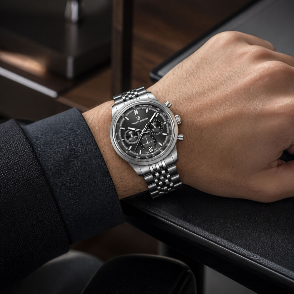 PAGANI DESIGN Men Quartz Watch - مراجعة Anti-Magnetic Watch وسعره