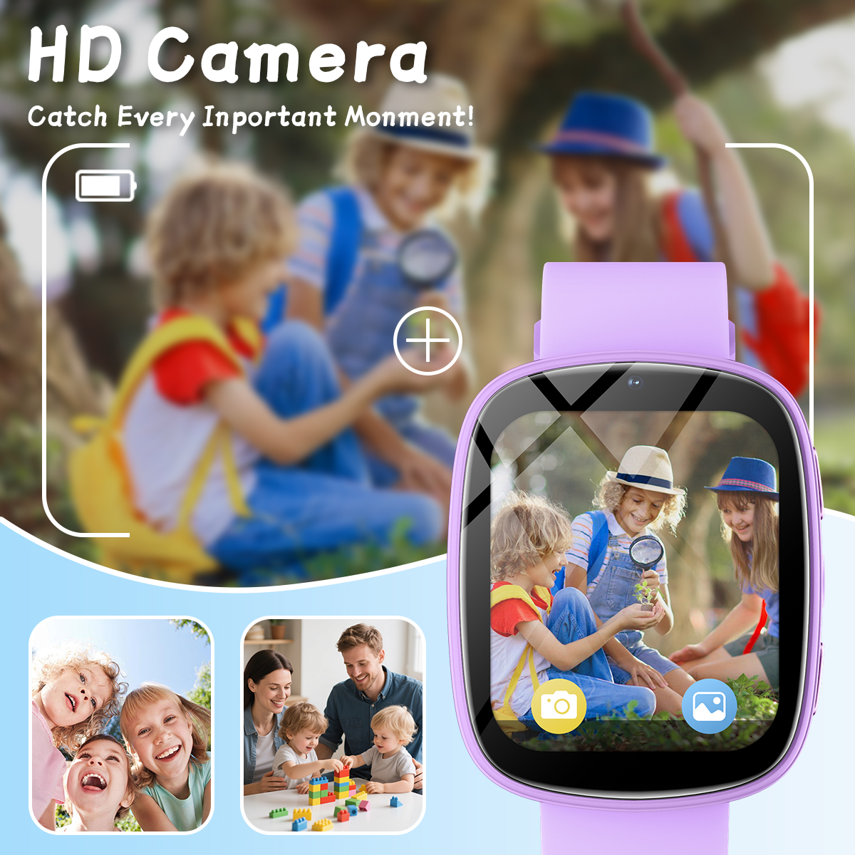 NEW Smart Watch for Children T - مراجعة Smartwatch Watches For Kid Boy With Alarm وسعره