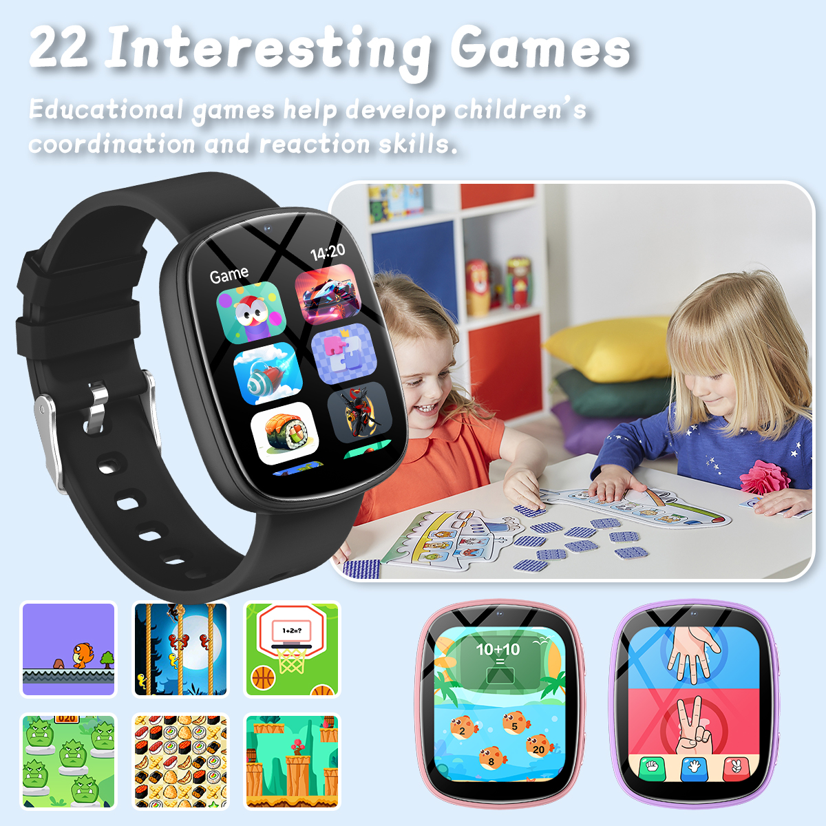 NEW Smart Watch for Children T - مراجعة Smartwatch Watches For Kid Boy With Alarm وسعره