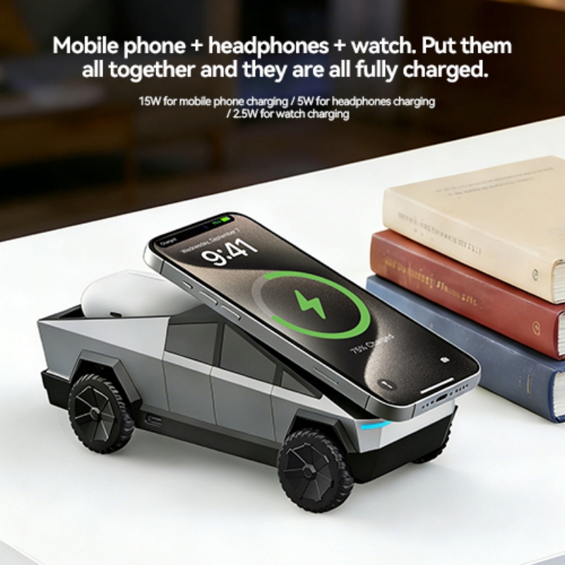 Desktop Stand 3-in-1 CyberDock - مراجعة Smartwatch Watches Compatible With Iphone وسعره