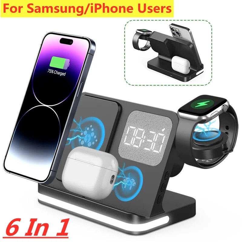 Wireless Charger Stand For iPh - مراجعة Smartwatch Apple Watch وسعره