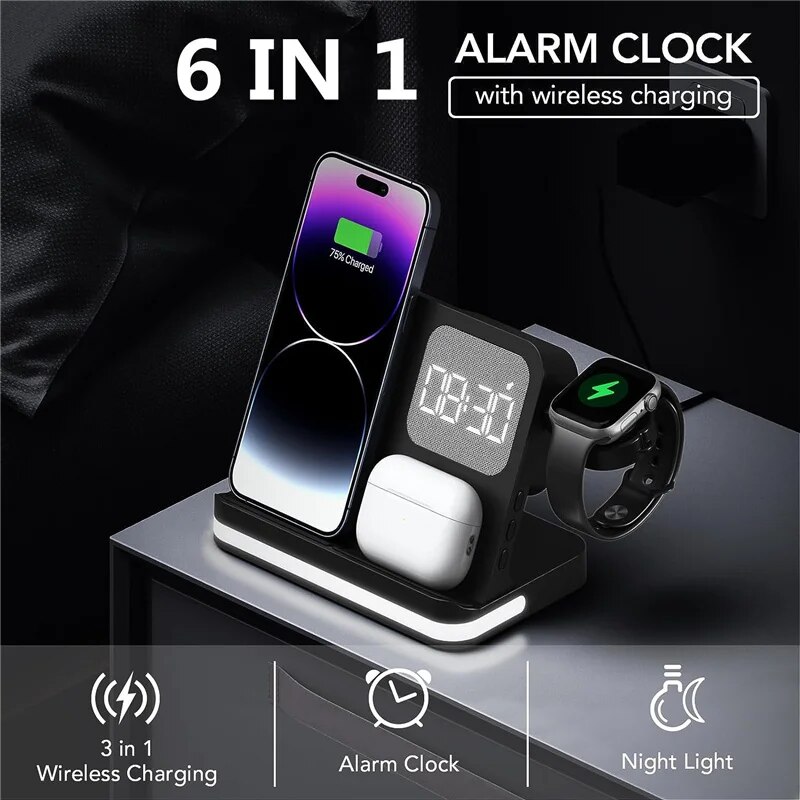 Wireless Charger Stand For iPh - مراجعة Smartwatch Apple Watch وسعره