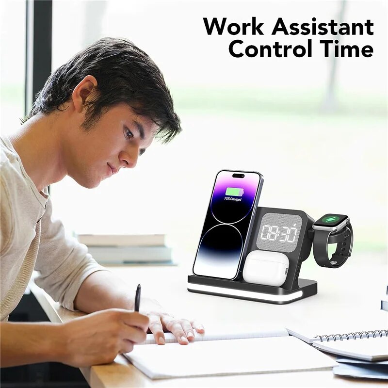 Wireless Charger Stand For iPh - مراجعة Smartwatch Apple Watch وسعره