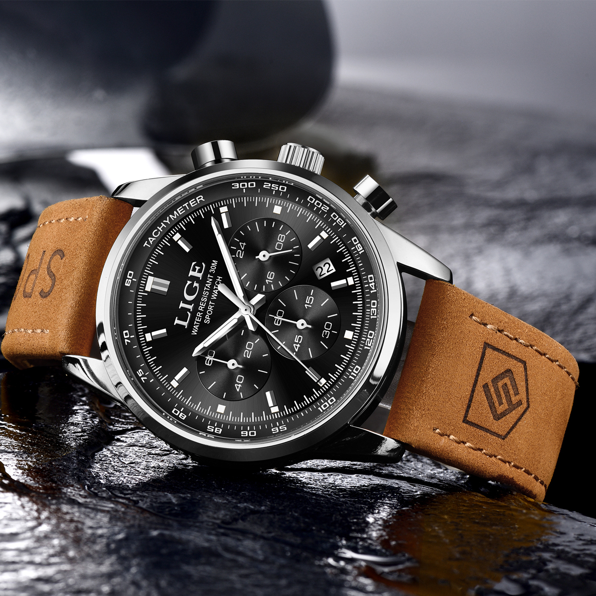 LIGE Top Brand Men's Quartz Wa - مراجعة Smartwatch Watches Brands For Men وسعره