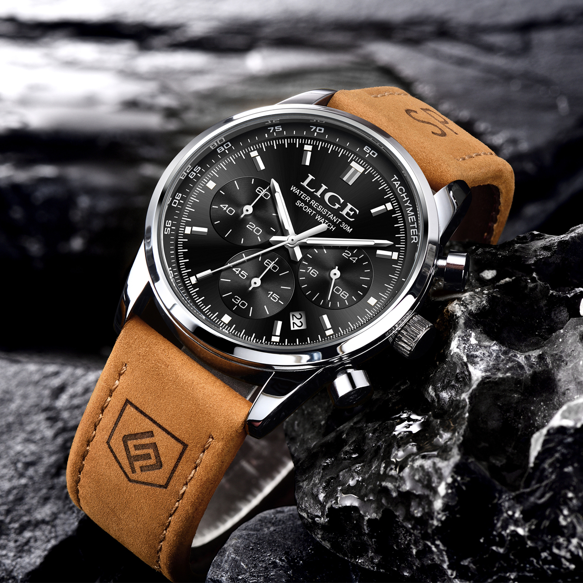 LIGE Top Brand Men's Quartz Wa - مراجعة Smartwatch Watches Brands For Men وسعره