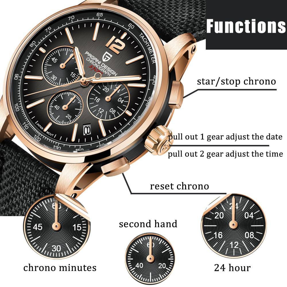 PAGANI DESIGN New Mens Watch 4 - مراجعة Anti-Magnetic Watch وسعره