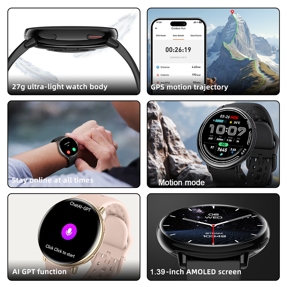 New hot GPS smartwatch 1.43 AM - مراجعة Smartwatch New Watches For Women وسعره