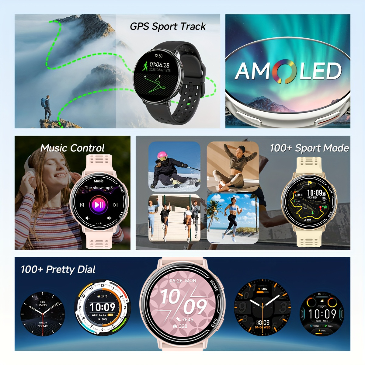 New hot GPS smartwatch 1.43 AM - مراجعة Smartwatch New Watches For Women وسعره