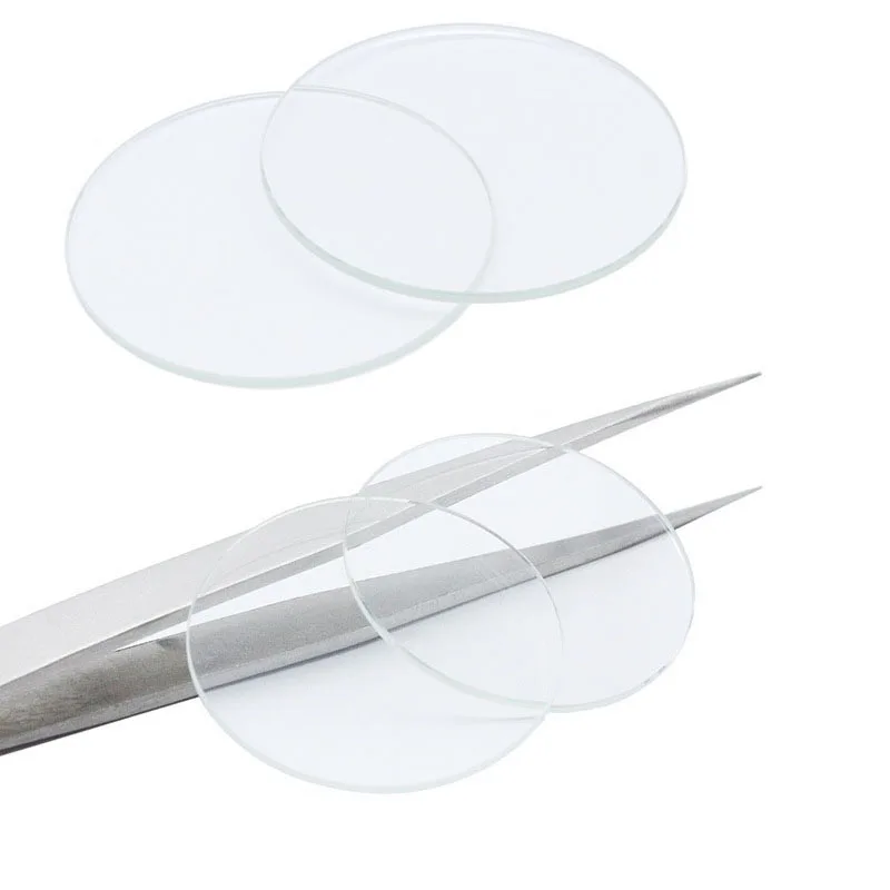 2PCS 1mm Thick Single Convex W - مراجعة Watch Crystal Replacement وسعره