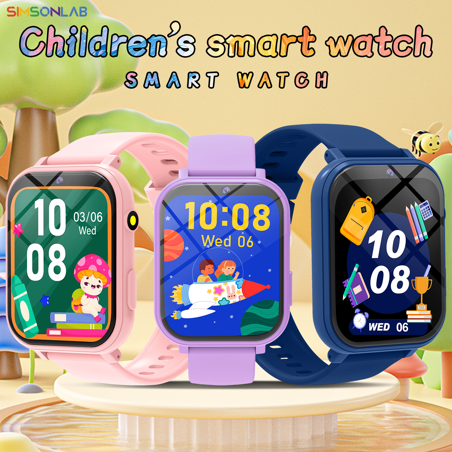 Kids Smart Watch with Camera f - مراجعة Smartwatch Watches For Kid Boy With Alarm وسعره
