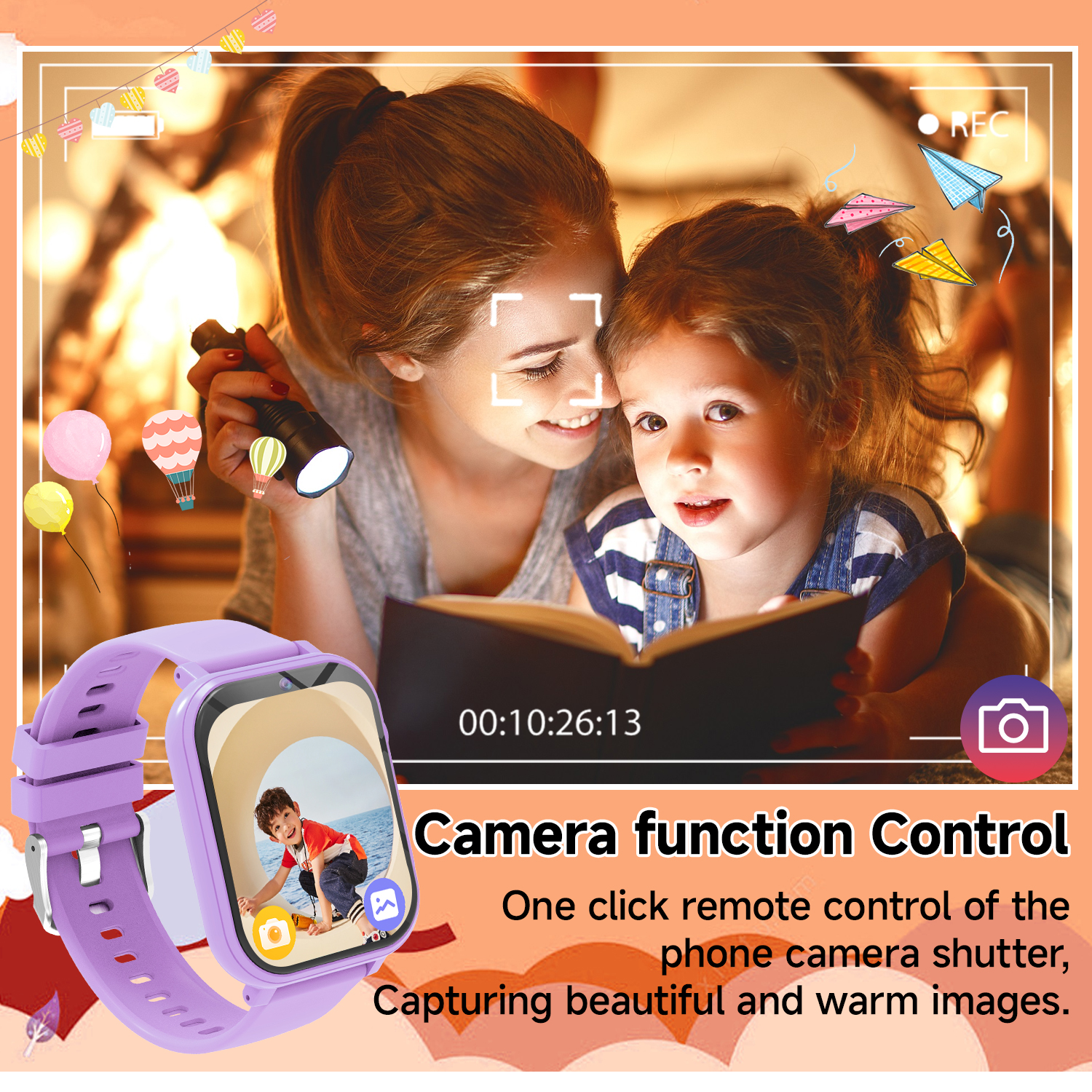 Kids Smart Watch with Camera f - مراجعة Smartwatch Watches For Kid Boy With Alarm وسعره