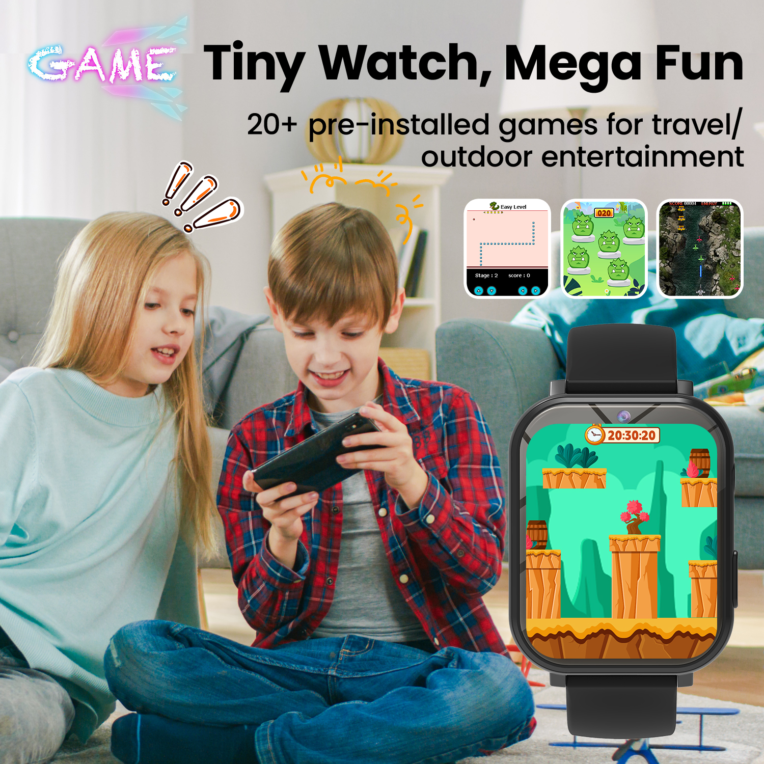 Kids Smart Watch with Camera f - مراجعة Smartwatch Watches For Kid Boy With Alarm وسعره