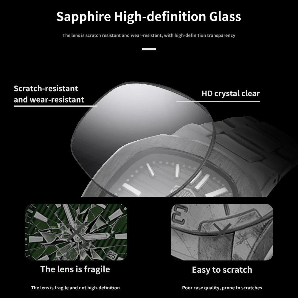 HEROFORCE New Sapphire Waterpr - مراجعة Smartwatch Watches Brands For Men وسعره