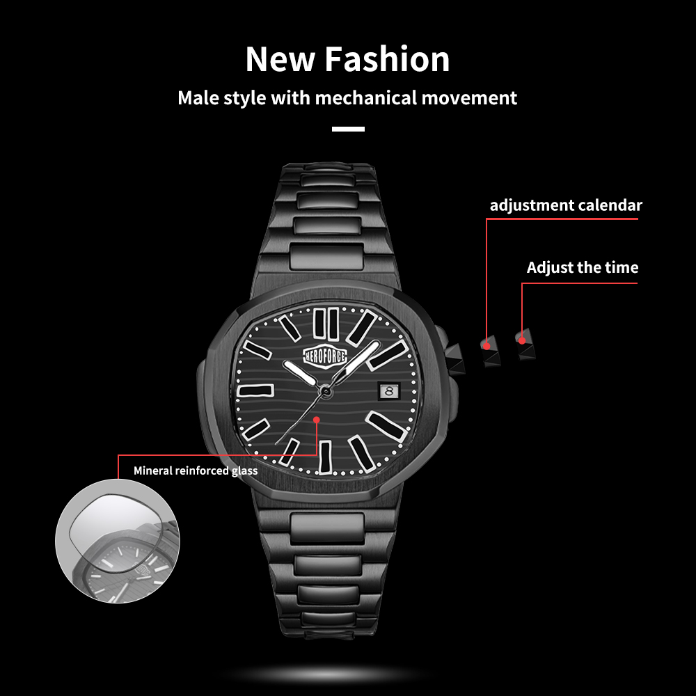 HEROFORCE New Sapphire Waterpr - مراجعة Smartwatch Watches Brands For Men وسعره