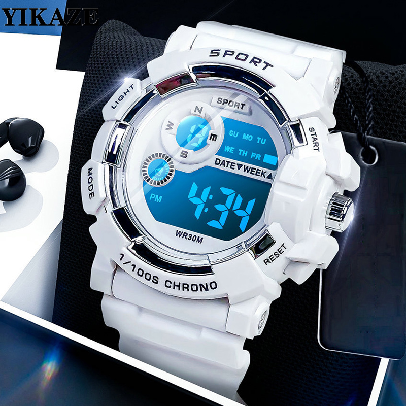 YIKAZE Kids Watches Fashion Lu - مراجعة Smartwatch Watches For Kid Boy With Alarm وسعره
