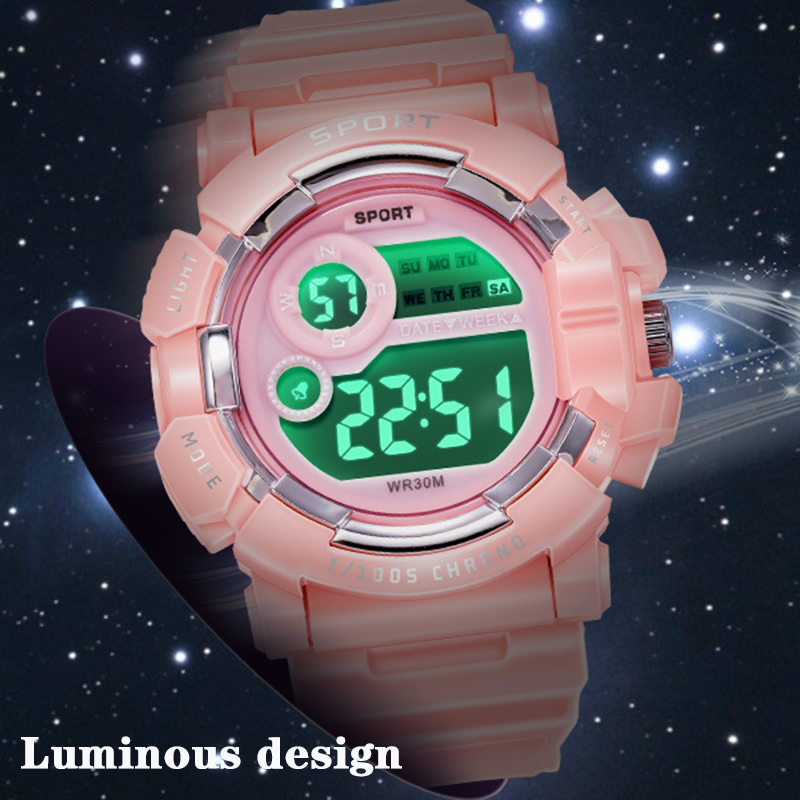 YIKAZE Kids Watches Fashion Lu - مراجعة Smartwatch Watches For Kid Boy With Alarm وسعره