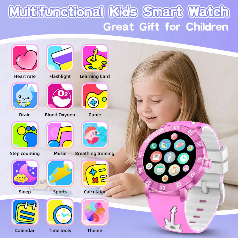 LIGE Girls Smart Watch SOS Chi - مراجعة Smartwatch Watches Useful Gift For Boys وسعره