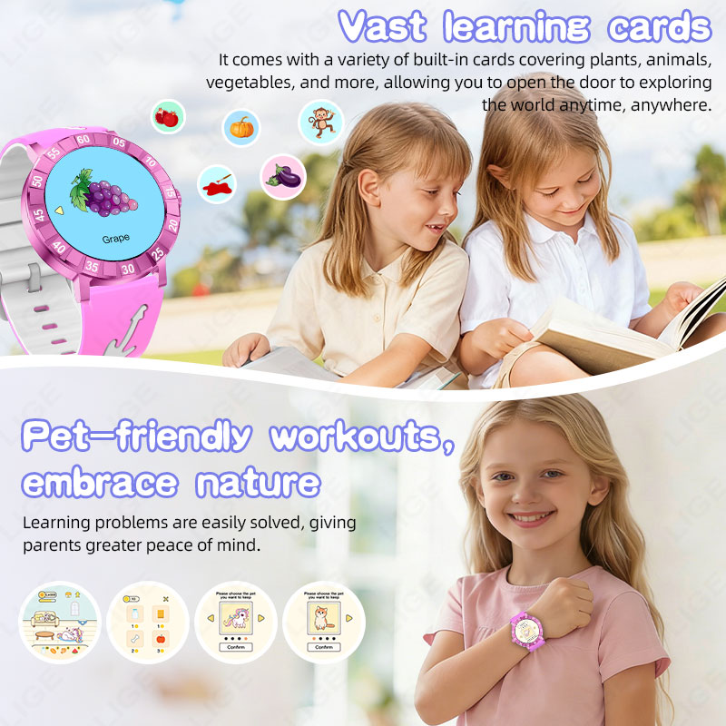 LIGE Girls Smart Watch SOS Chi - مراجعة Smartwatch Watches Useful Gift For Boys وسعره