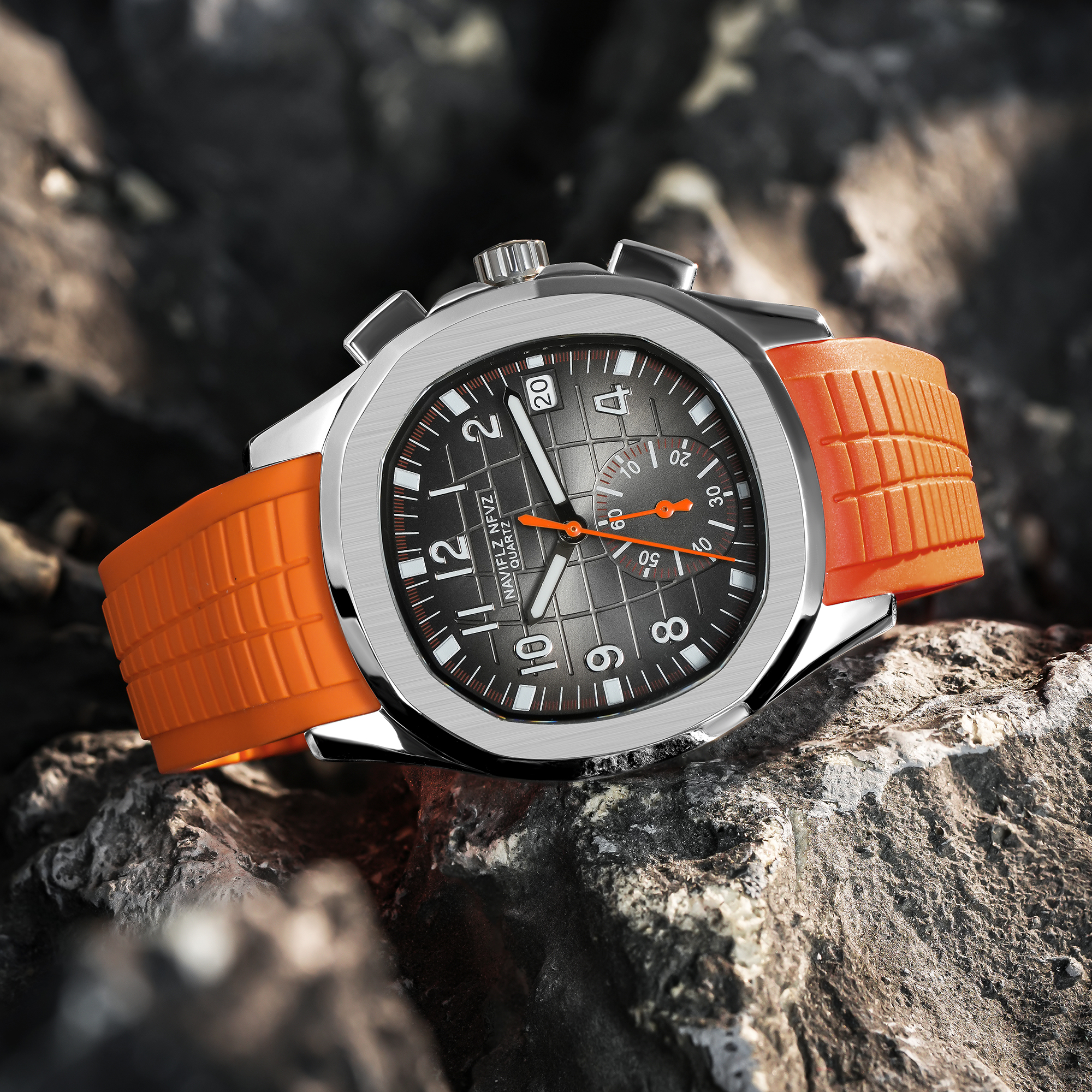 NAVIFLZ NFVZ Design New Luxury - مراجعة Smartwatch Watches Brands For Men وسعره