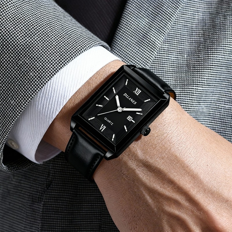 Casual Leather Men's Watches F - مراجعة Smartwatch Watches Brands For Men وسعره