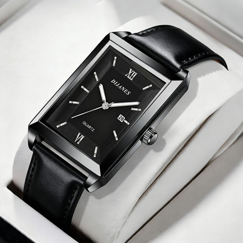 Casual Leather Men's Watches F - مراجعة Smartwatch Watches Brands For Men وسعره