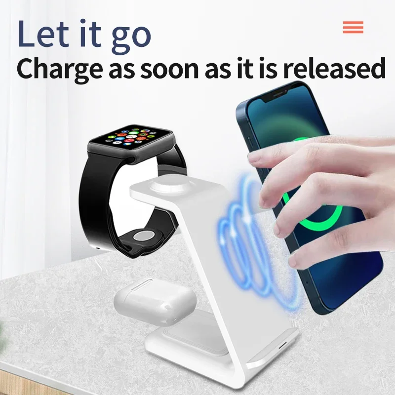 30W 3 In 1 Wireless Charger  S - مراجعة Watch Xs8 وسعره