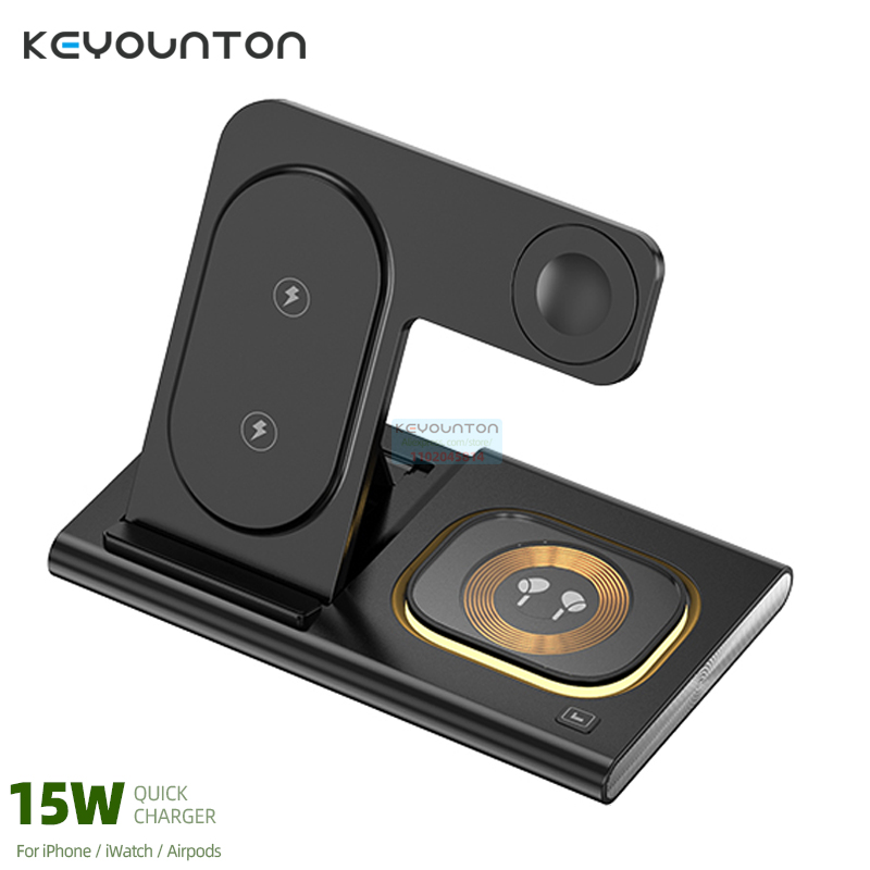 3 In 1 Wireless Charger For iP - مراجعة Watch Xs8 وسعره