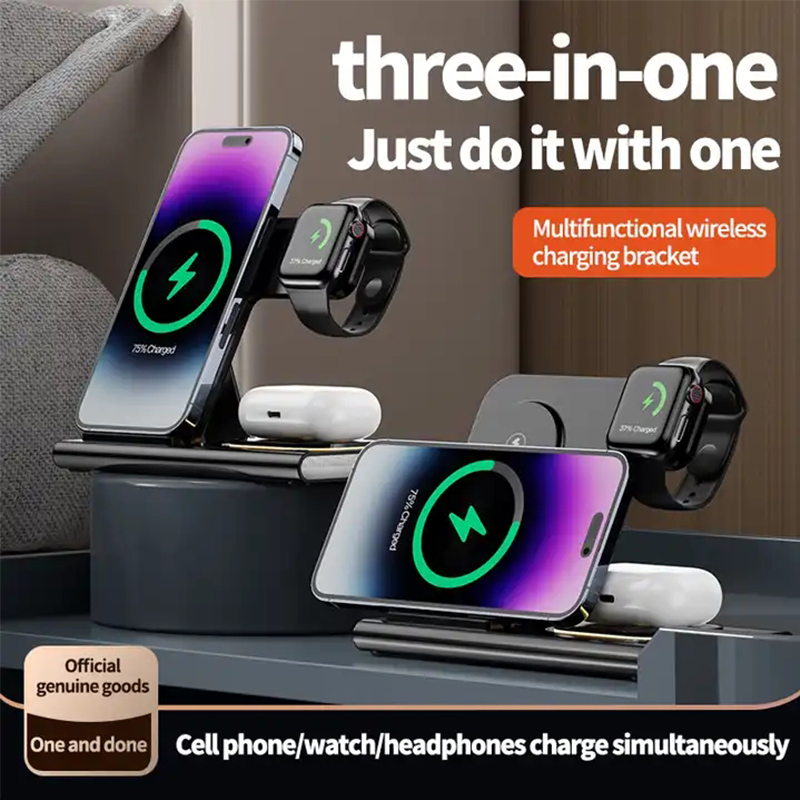 3 In 1 Wireless Charger For iP - مراجعة Watch Xs8 وسعره