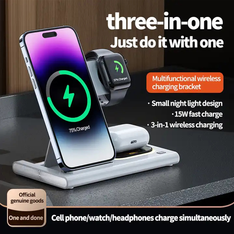 3 In 1 Wireless Charger For iP - مراجعة Watch Xs8 وسعره