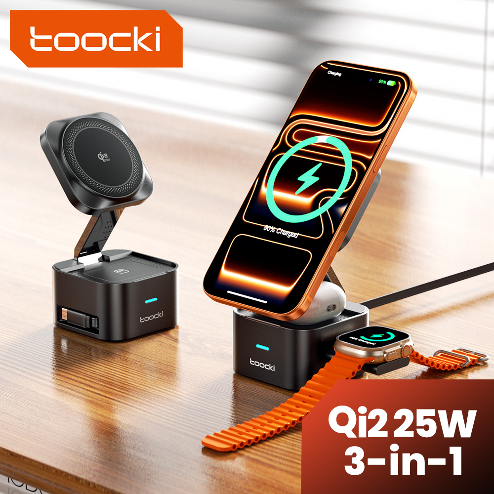 Toocki QI2.2 25W Wireless Char - مراجعة Smartwatch Watches Compatible With Iphone وسعره