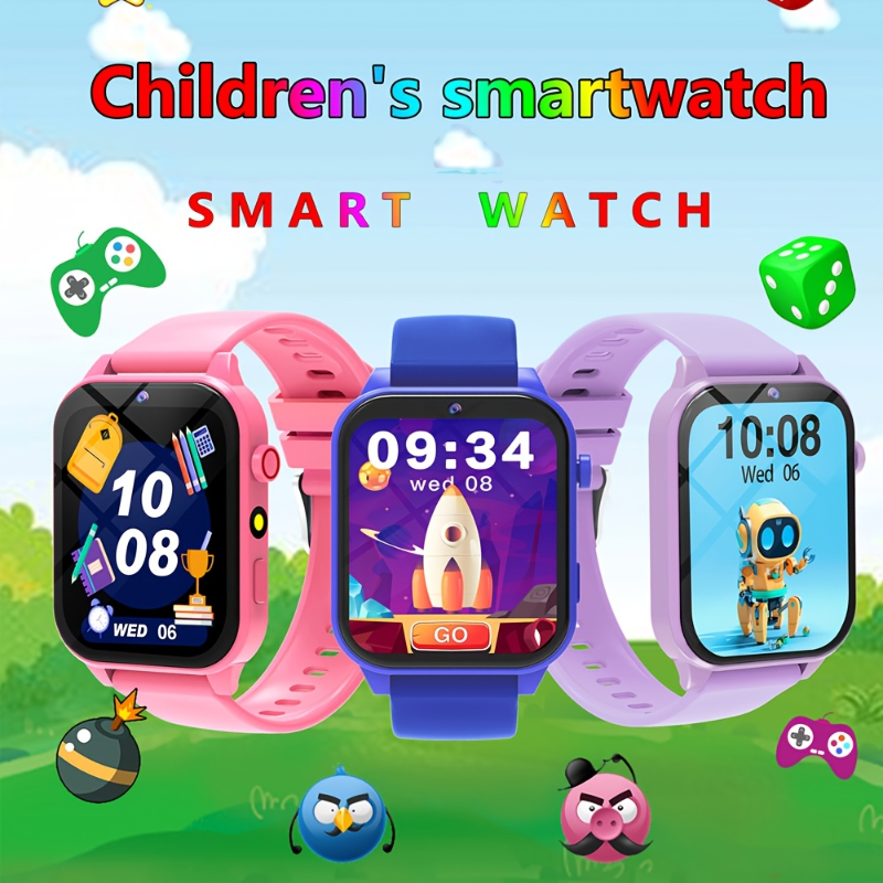 Kids Smart Watch, Multiple Puz - مراجعة Smartwatch Watches For Kid Boy With Alarm وسعره