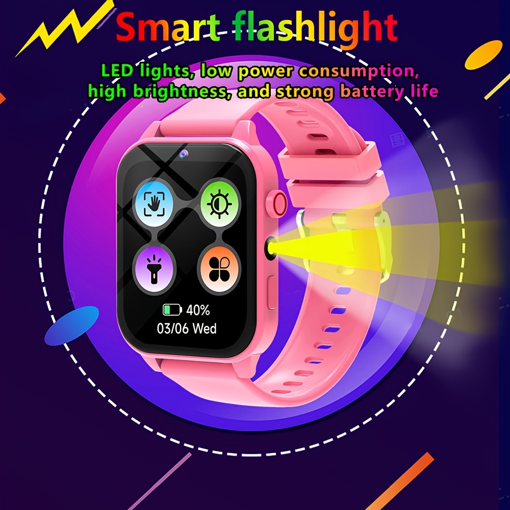 Kids Smart Watch, Multiple Puz - مراجعة Smartwatch Watches For Kid Boy With Alarm وسعره