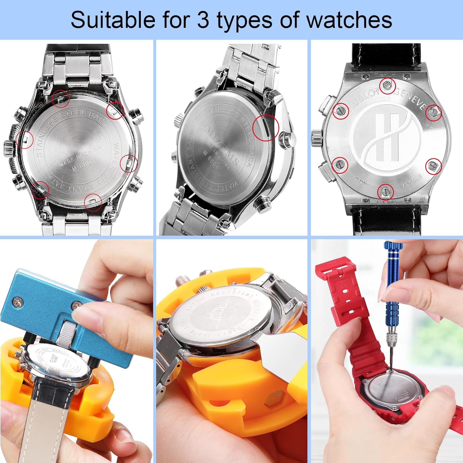32 pcs Watch Battery Replaceme - مراجعة Watchmaker Screwdriver وسعره